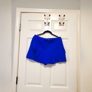 ZARA blue skort size Large